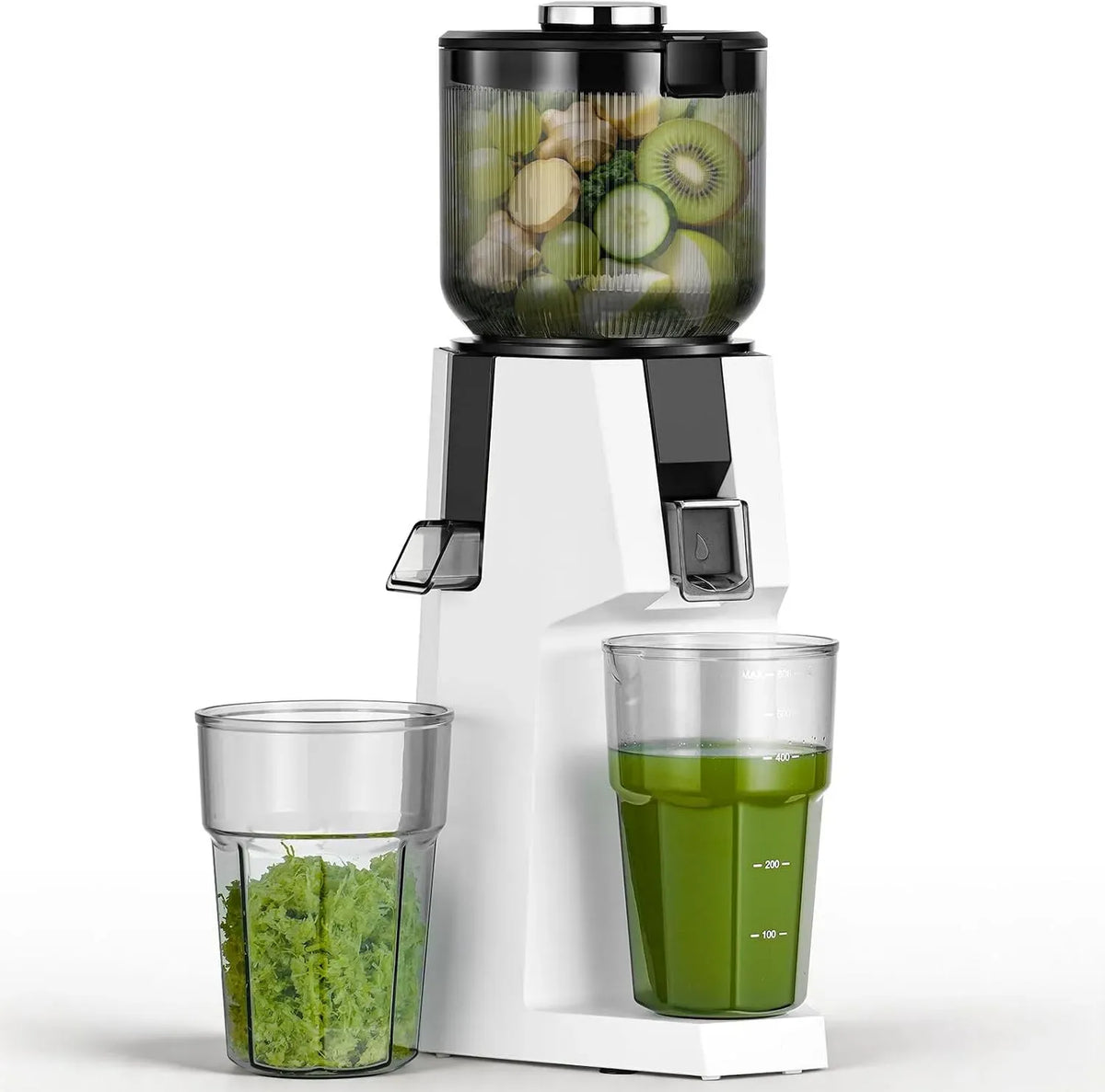 contenitore, Estrattore, Juicer, estrattore di succo e spremiagrumi, 200 W, 132 mm, 700 ml, per verdure e frutta, AAOBOSI