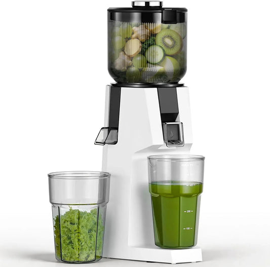 contenitore, Estrattore, Juicer, estrattore di succo e spremiagrumi, 200 W, 132 mm, 700 ml, per verdure e frutta, AAOBOSI