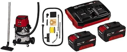 Einhell VC 36 batteria, batterie, 25 L, 36 V, Boost, acciaio inox
