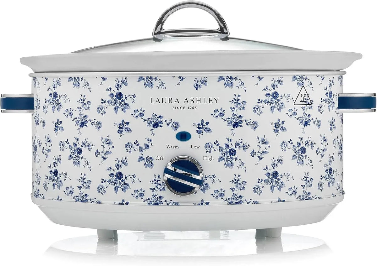 Pentola e padella, 6,5 L, utensile da cucina, Laura Ashley Pentola Cottura Lenta 6,5 Litri Stampa China Rose di VQ