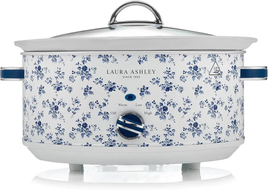 Pentola e padella, 6,5 L, utensile da cucina, Laura Ashley Pentola Cottura Lenta 6,5 Litri Stampa China Rose di VQ