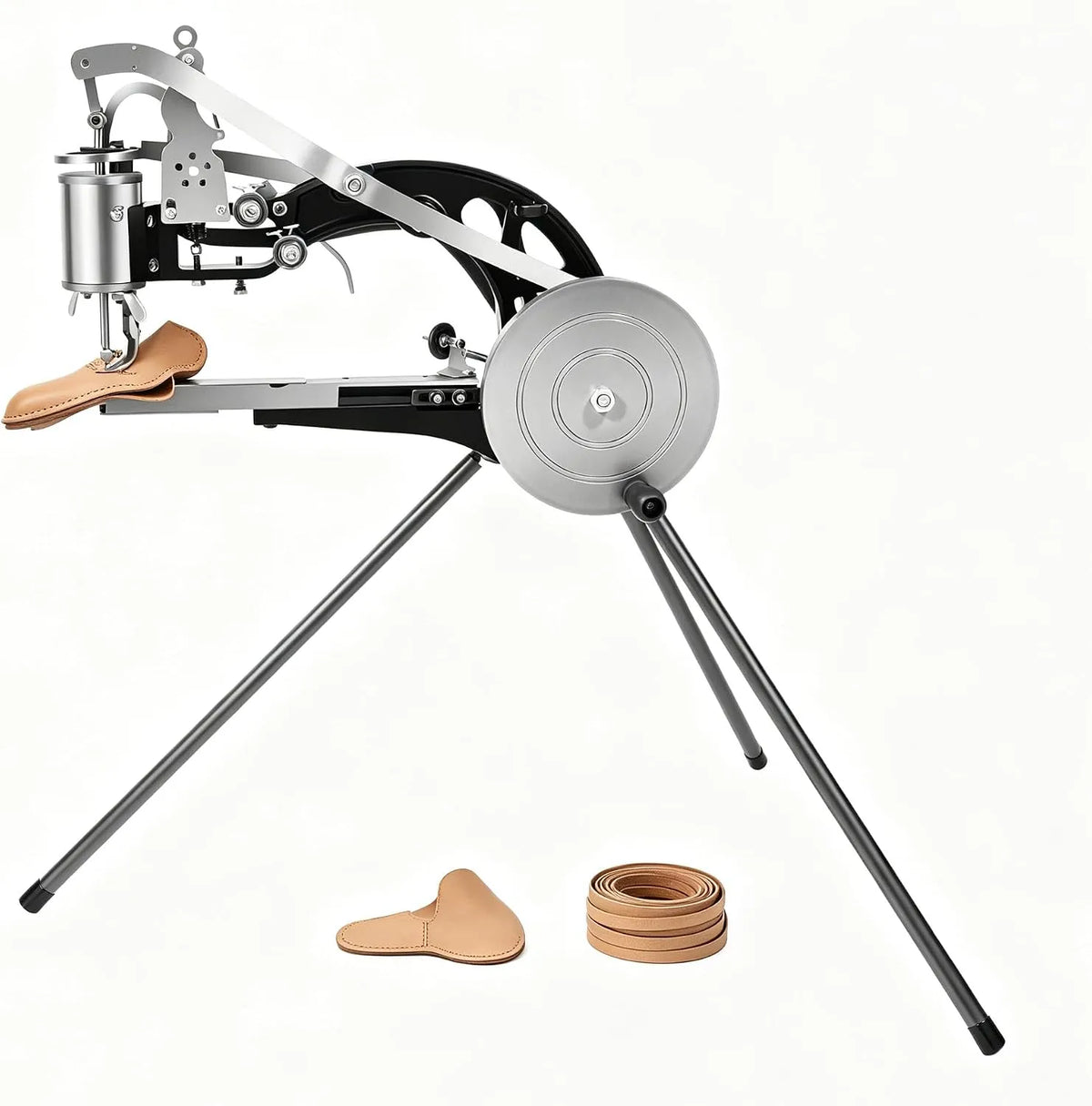 Macchina da cucire, macchina per cucito elettrica, 6 mm, 5 mm, 8,2 kg, per riparazione di scarpe