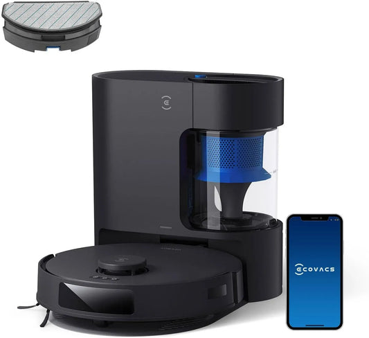 Robot aspirapolvere, ECOVACS N20, 300 Minuti, Robot Lavapavimenti e Aspirapolvere DEEBOT PRO Plus