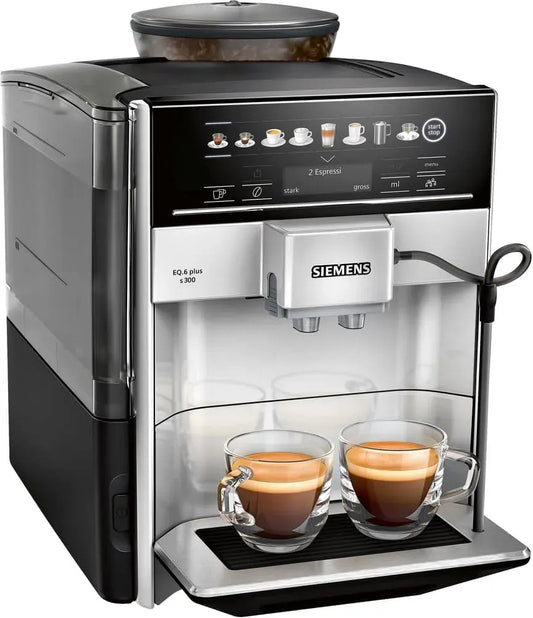 Siemens te653501de EQ.6 6 Plus S300, Argento, te653501de per caffè espresso automatica EQ, 1500 W