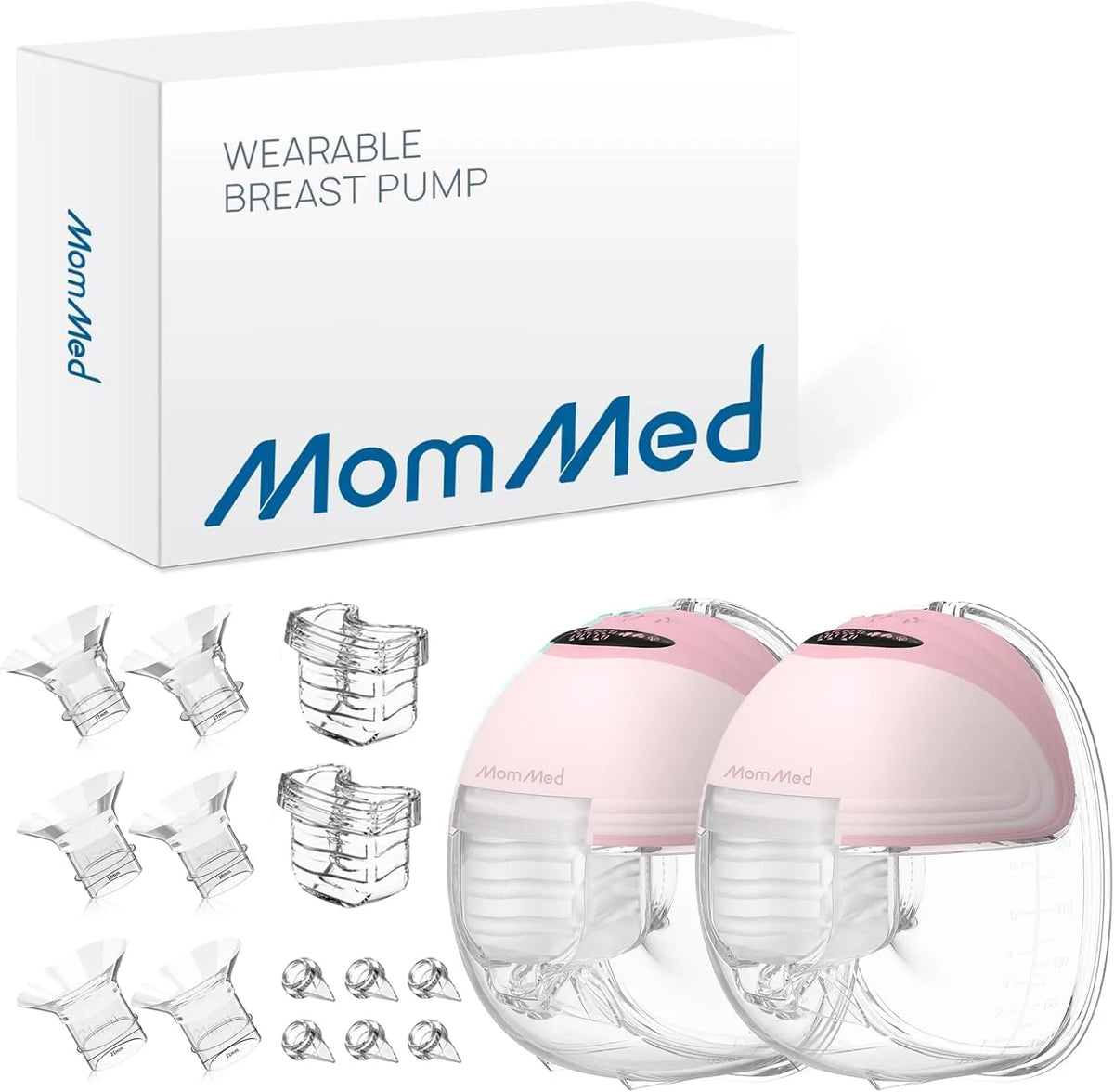 Tiralatte, MOMMED, Include 17/19/21 mm inserti flangiati