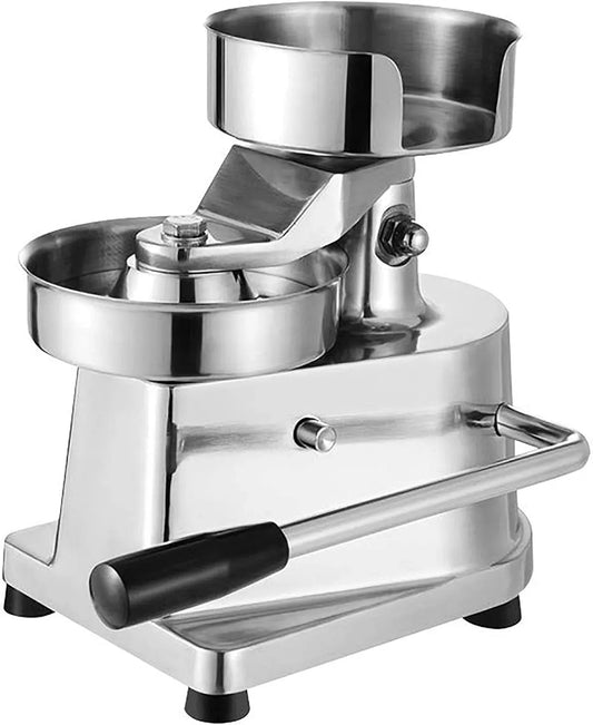Macchina per hamburger, acciaio inox, per hamburger resistente in acciaio inox con manico in g