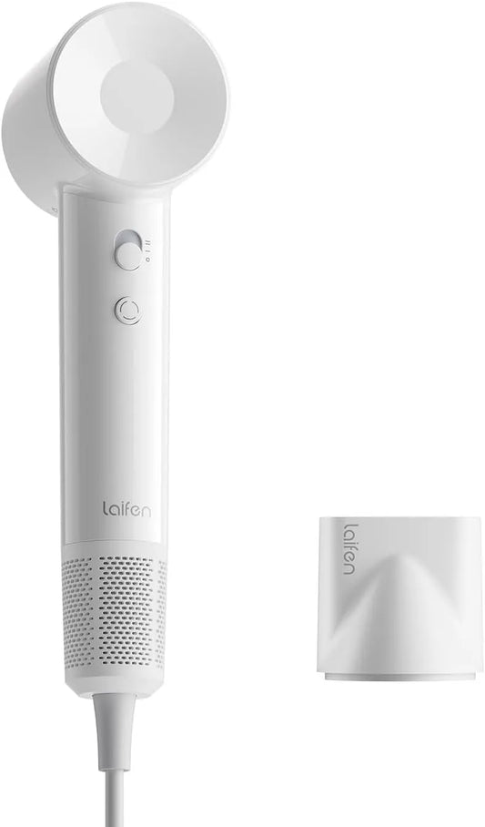 Laifen SE Lite Asciugacapelli, Bianco, 345 g Leggero, 100, 000 Giri/min