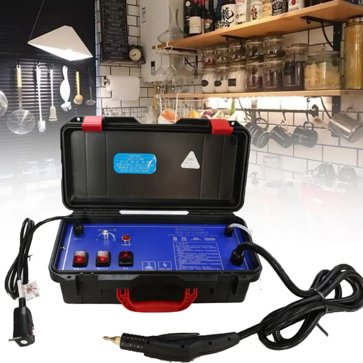 sporcizia, 110v#1700w, Strumenti Multi-Superficie Portatili per Pulizia a Vapore Multifunzione ad Alta Temperatura Inclusi per Rimuovere Sporco