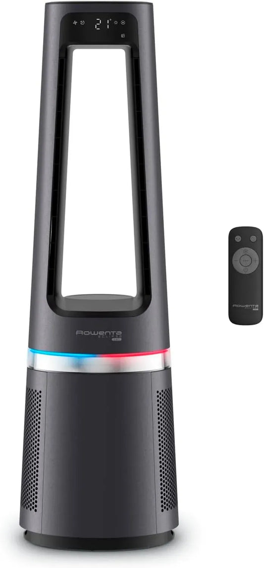Rowenta QU5062F0 Ventilatore, timer, oscillazione, pannello IPS, 12 velocità, multi-oscillazione