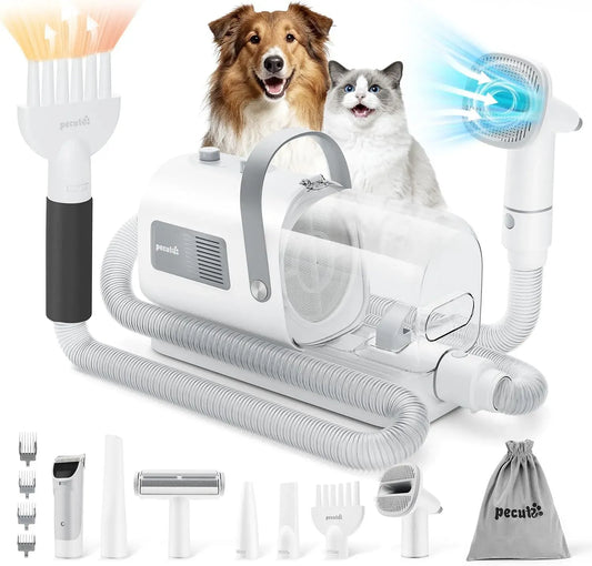 Aspirapolvere, Pecute 7-in-1, aspiratore elettrico domestico, Aspirapolvere e Asciugatore per Cani a Muta Intensa