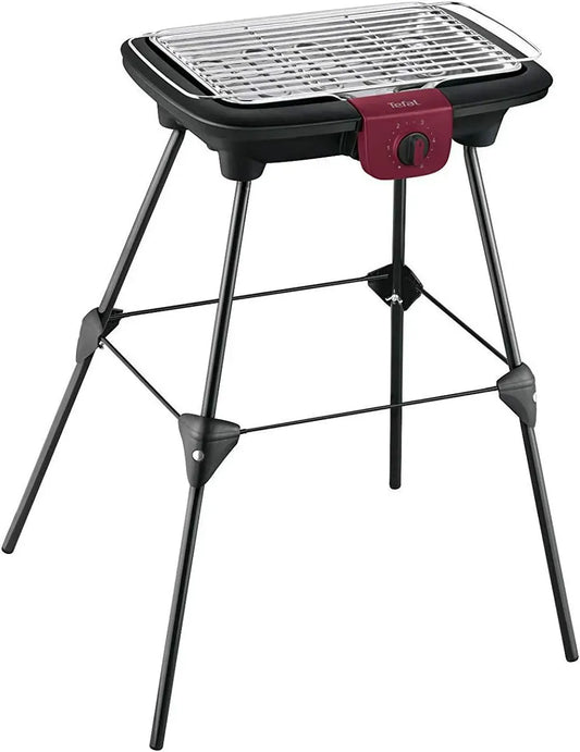 Tefal BG90F5 Barbecue, tavolo, 2300 W, acciaio inox, nero