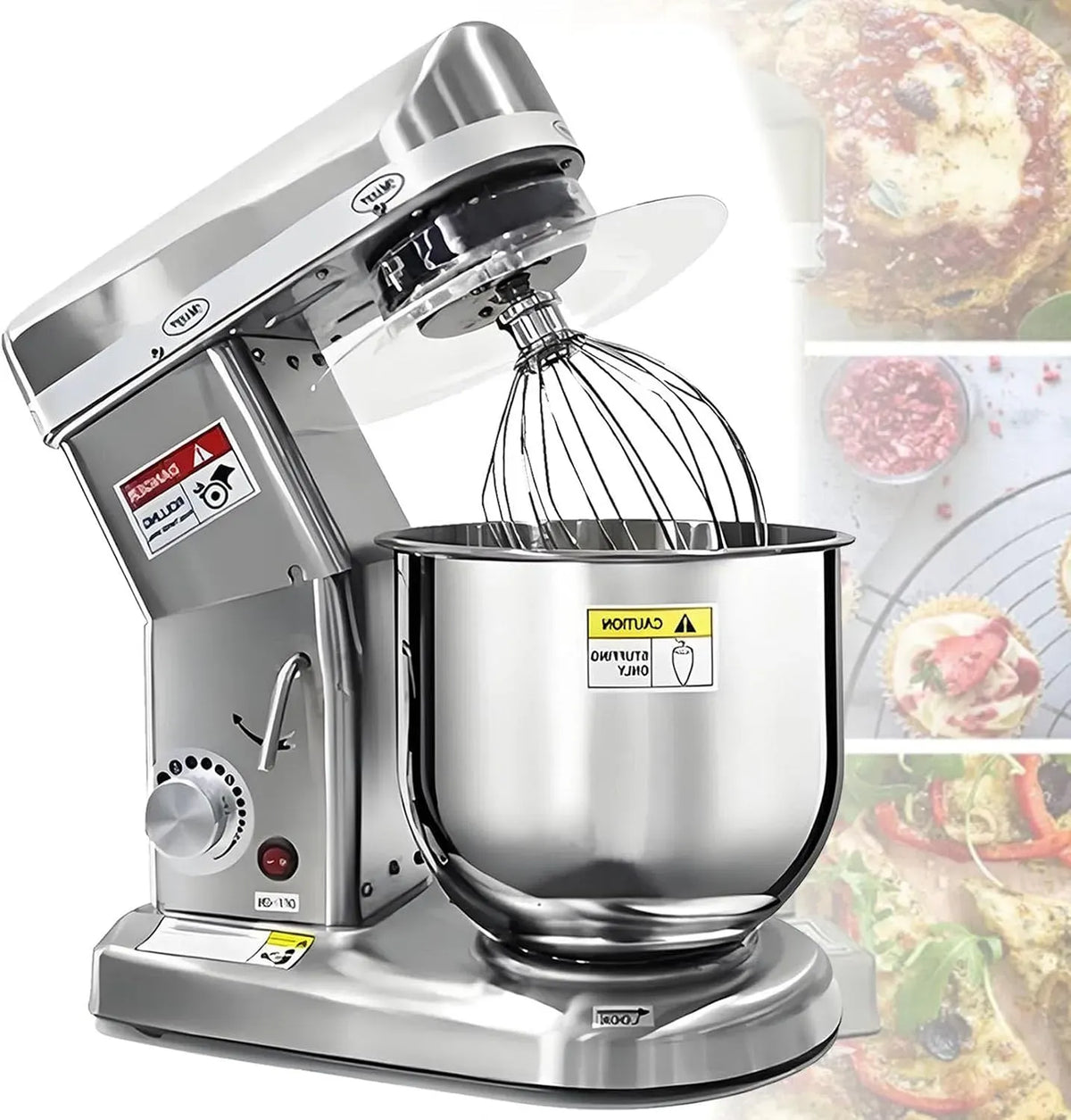 Robot da cucina StainlessSteel-7L, 10 L, professionale, acciaio inox
