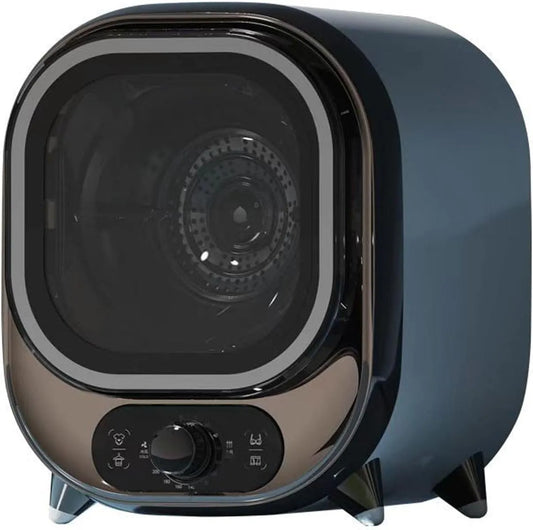 Asciugatrice, 3 kg, portatile, blu, asciugabiancheria, Mini asciugatrice con 5 modalità di Asciugatura Automatica