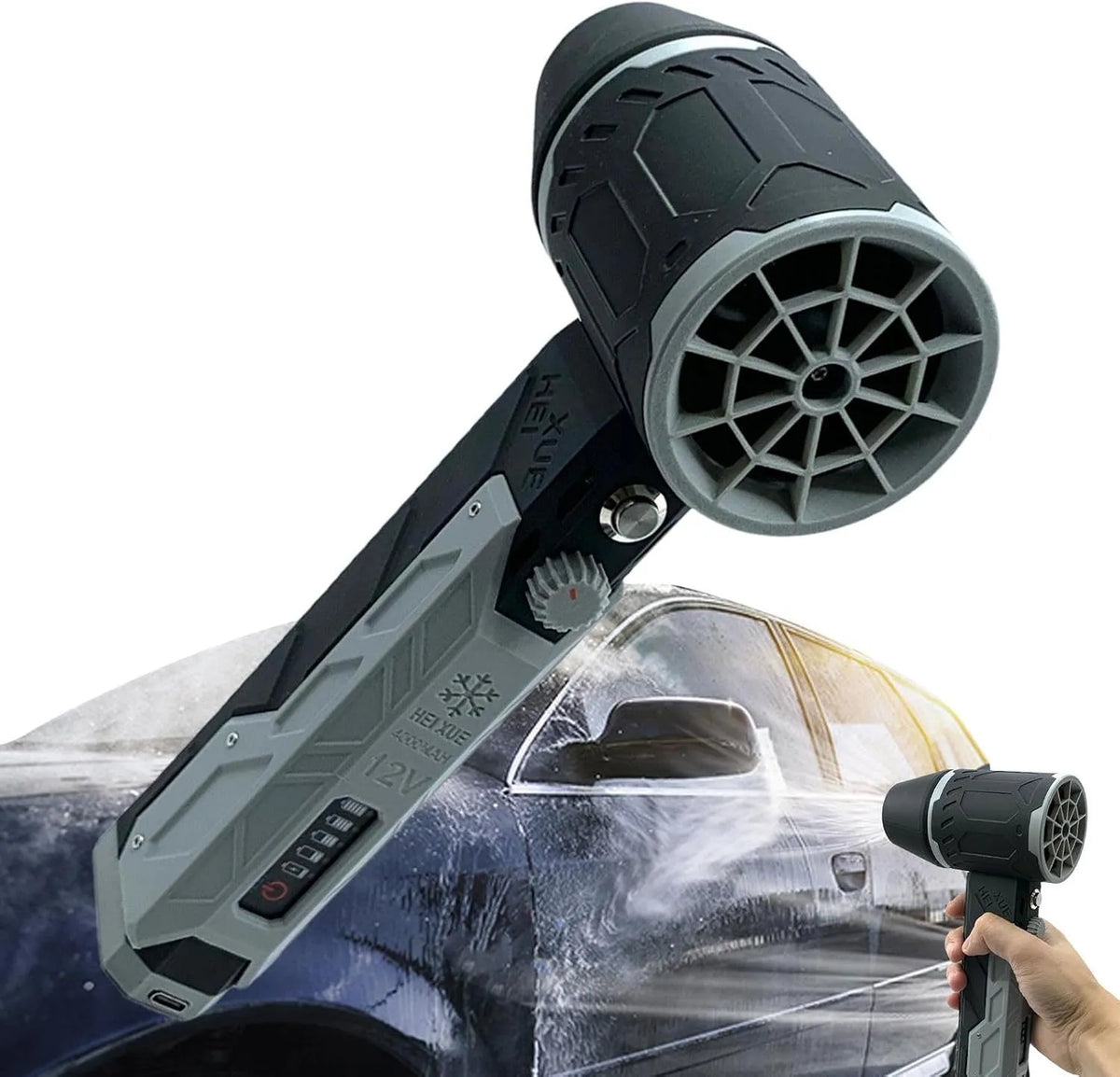 Compressa, Pulitore, Auto, Soffiatore Asciugante Auto Pulitore Ad Aria Compressa A Velocità Variabile