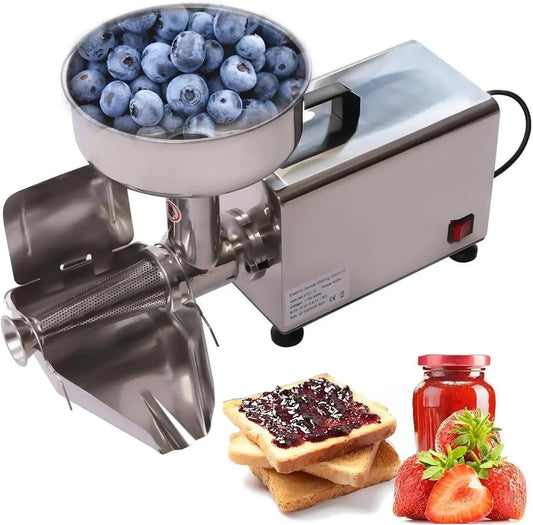 Macchina per colino, macchina per salse, pressa, acciaio inox, per colino per pomodoro