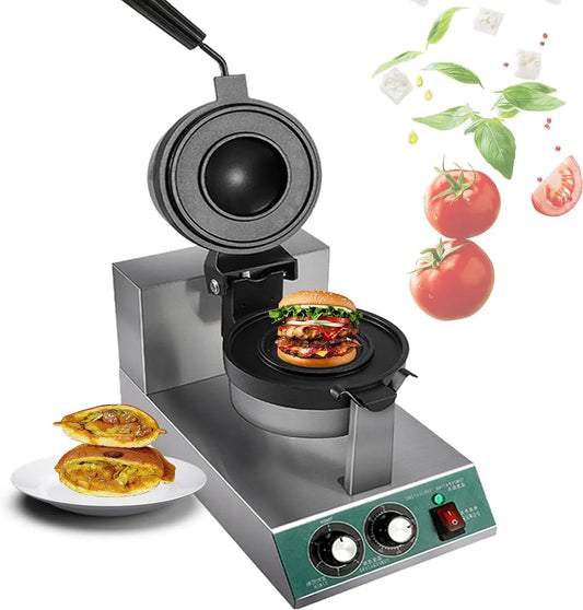 Piastra, macchina per gelato e sorbetto, professionale, acciaio inox, per Waffle