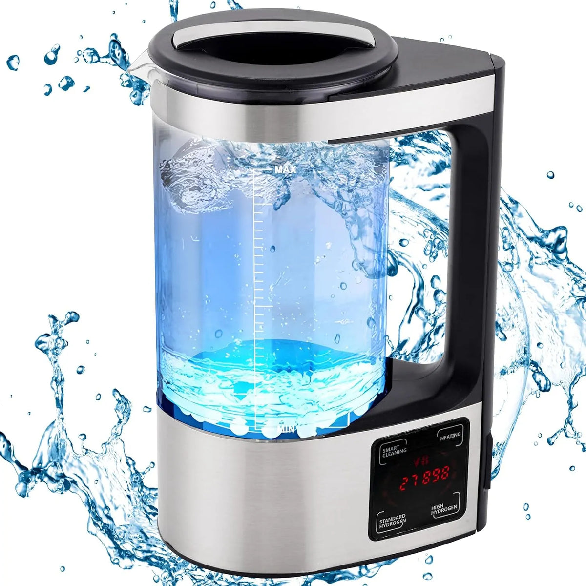 1800PPB Macchina, 2 L, Macchina dell'acqua ricca di idrogeno 2L dotato di Tecnologia SPE e PEM